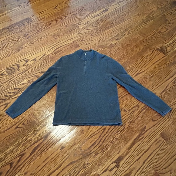 Flag & Anthem | Gray 1/4 Zip Sweater - Picture 1 of 3